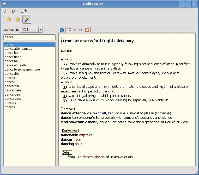 GoldenDict,GoldenDict词典,GoldenDict翻译